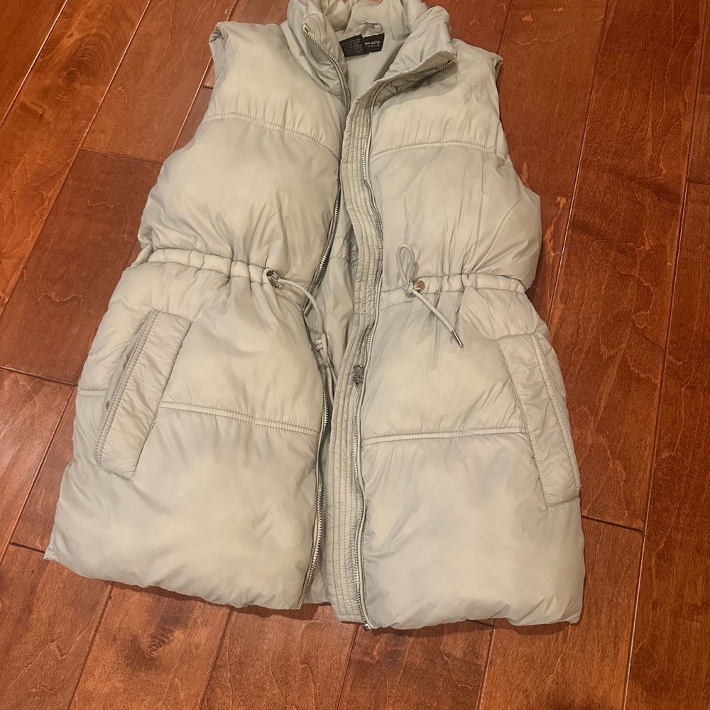 Women's Light Sage Green Quilted Vest